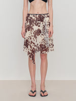 Irregular Flowy Mesh Skirt
