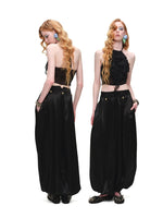 Layered Ruffle Halter Top