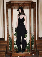 Bone Sequin Stand-Collar Sweat Set