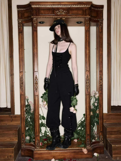 Bone Sequin Stand-Collar Sweat Set