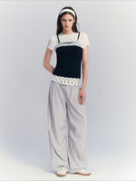 Lace Contrast Tee