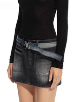 Blue Washed Denim Belt
