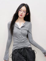 Lace Trim Layered Knit Top