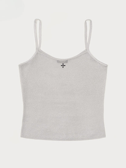 Elastic Sports Knit Sling Vest