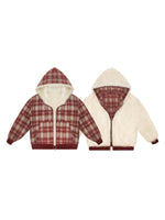 Reversible Plaid Teddy Jacket