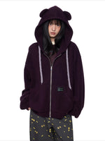 Bear Ear Hoodie Jacket