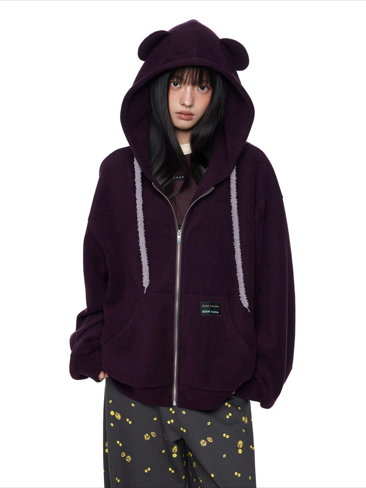 Bear Ear Hoodie Jacket