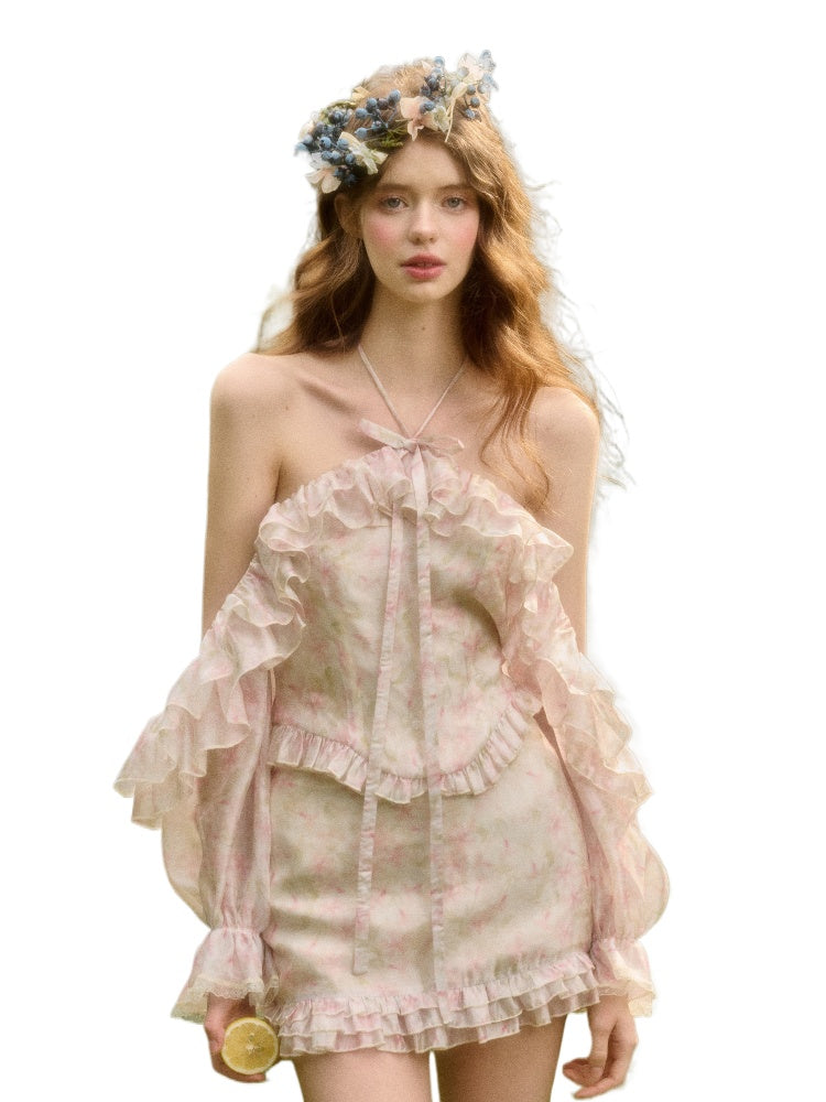 Butterfly Organza Fairy Top & Skirt Set
