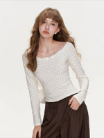 Polka Bow Top