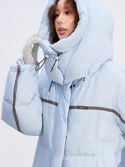Hooded Long Down Coat