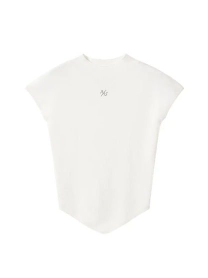 White &amp; Black Arrow Slim Tee