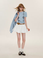 Cotton A-Line Skort