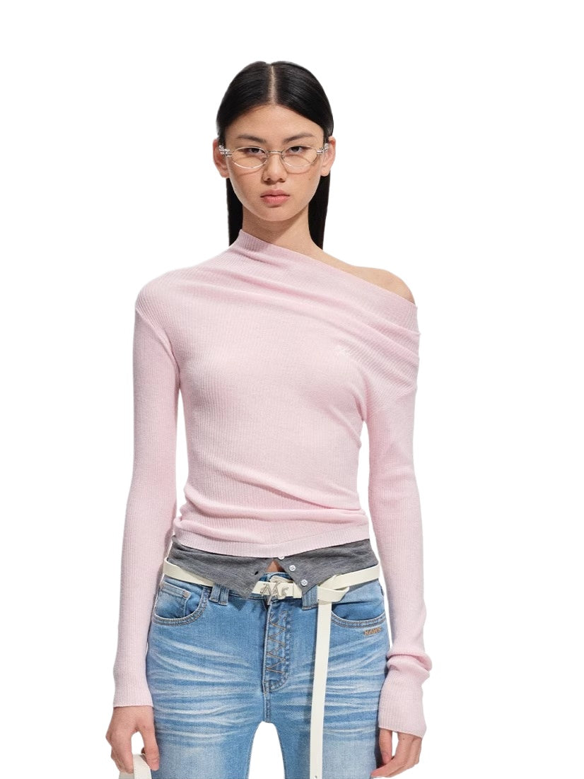 Neva Wool-Blend Knit Crewneck