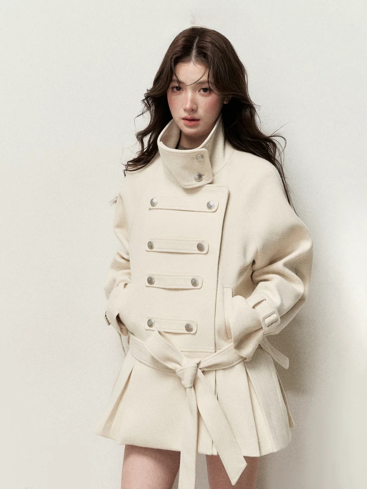 Napoleon Double-Breasted Wool Coat