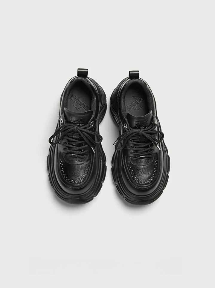 Black Clunky Sneaker