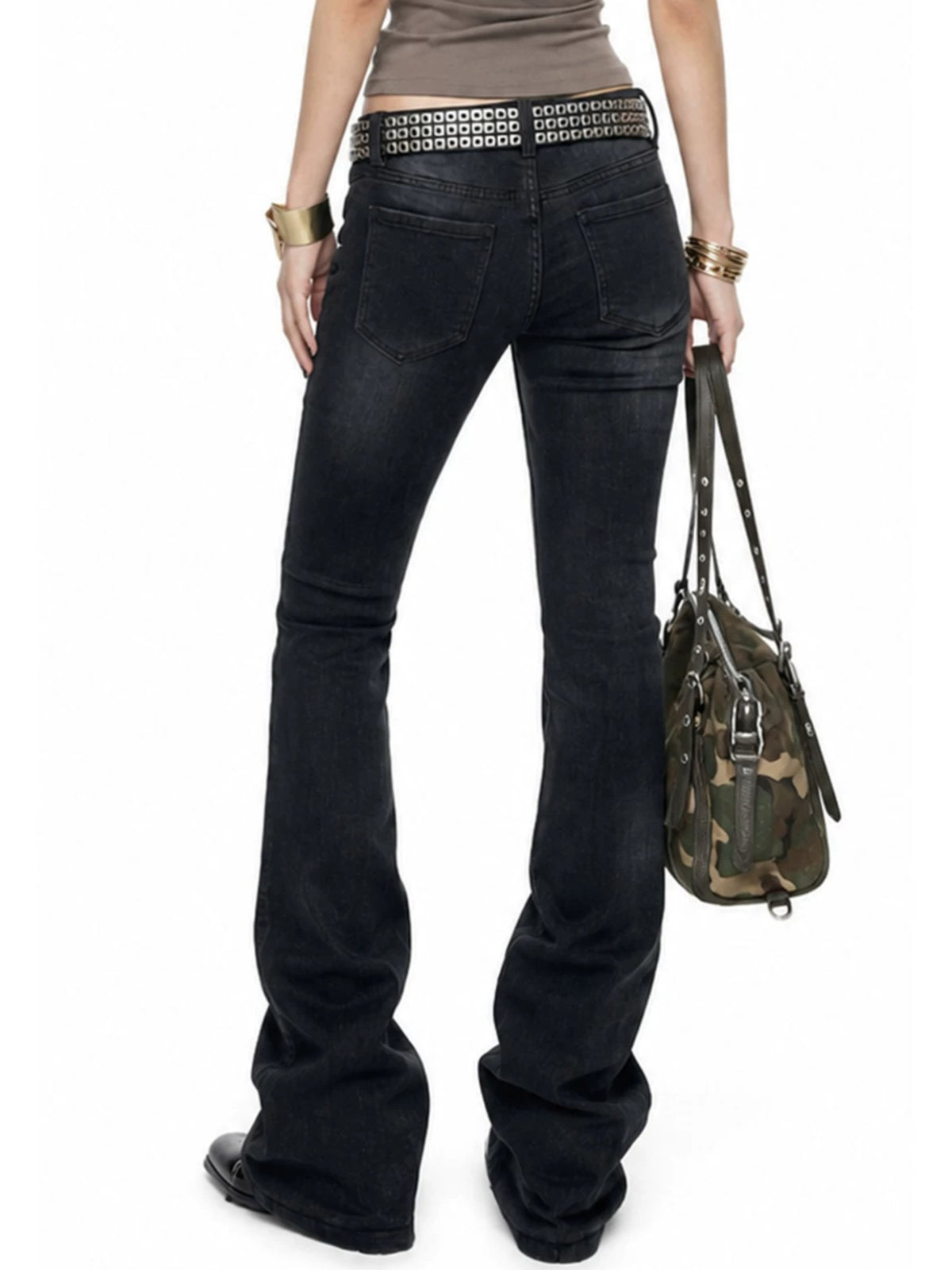 Y2K Low Rise Flare Jeans