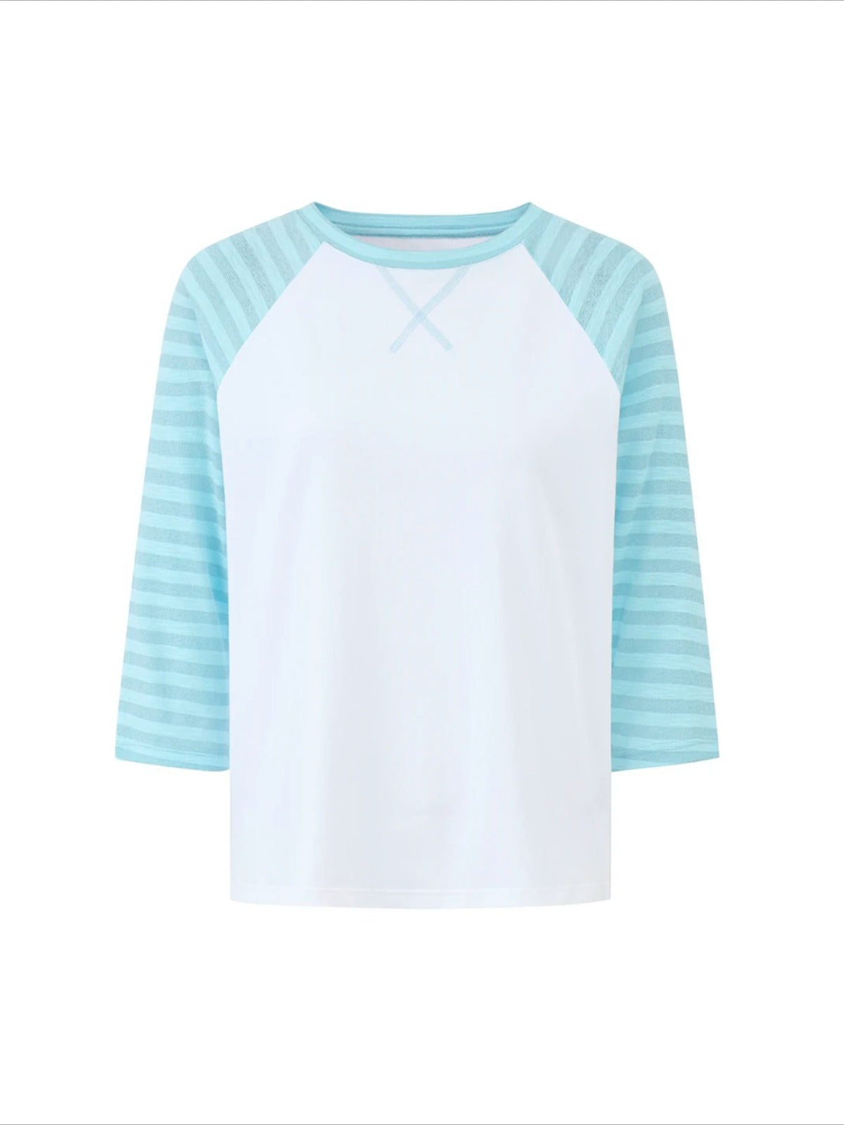 Contrast Stripe Dot Tee