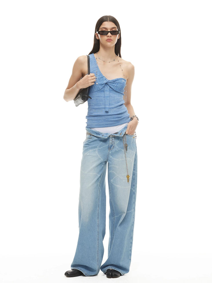Beverly Wide Denim Pants