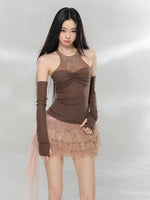 Mesh Layered Top