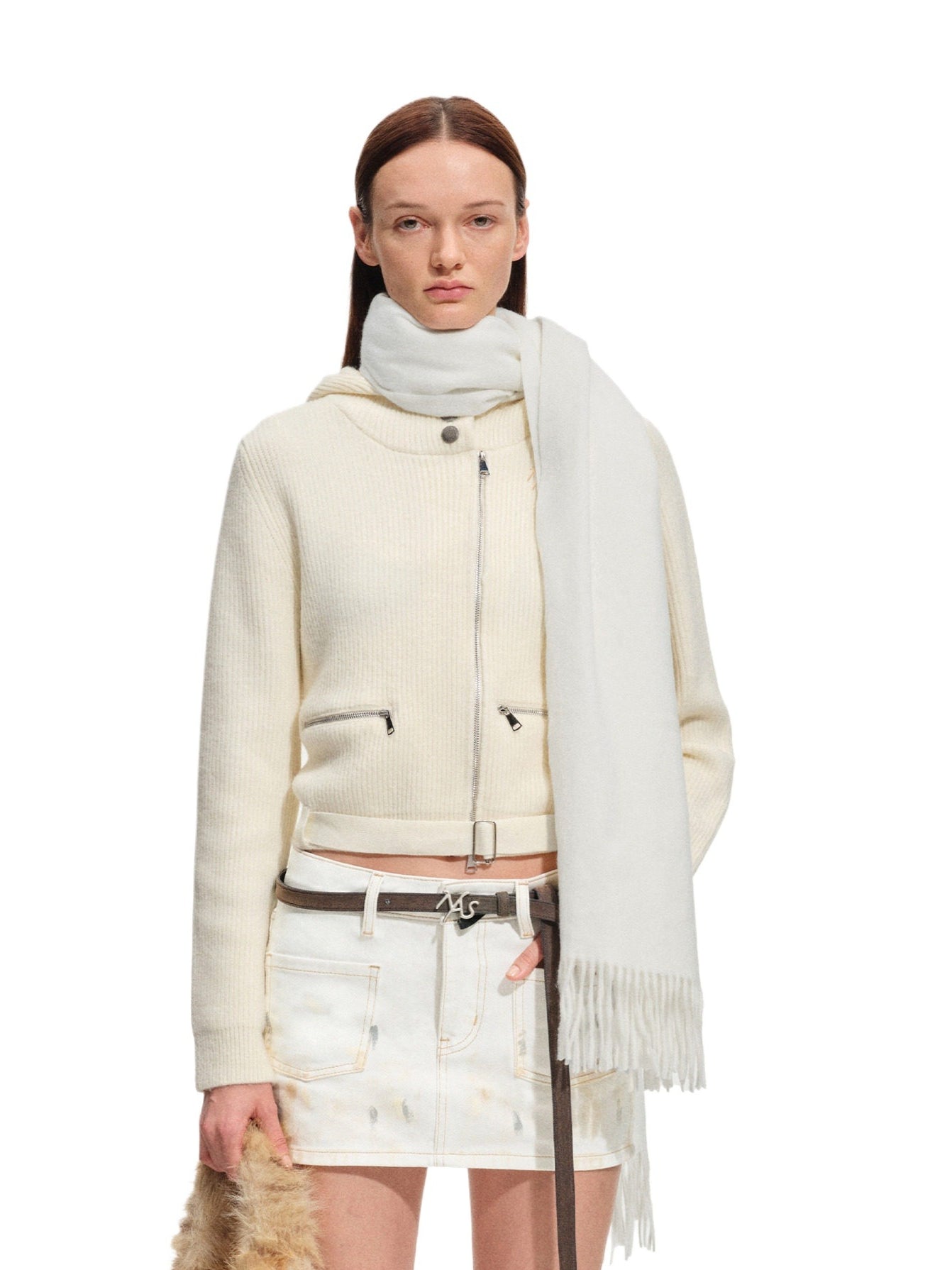 Garde Hooded Knit Cardigan