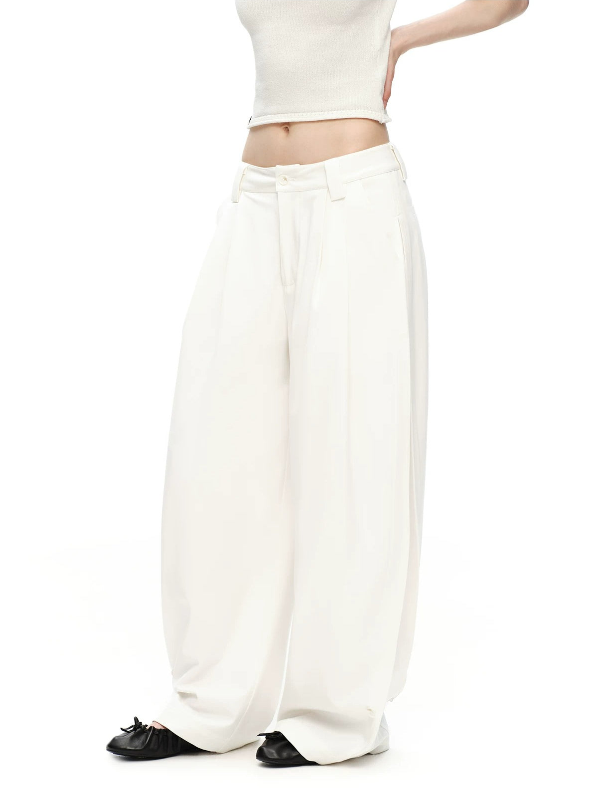 Double Pleated Pants