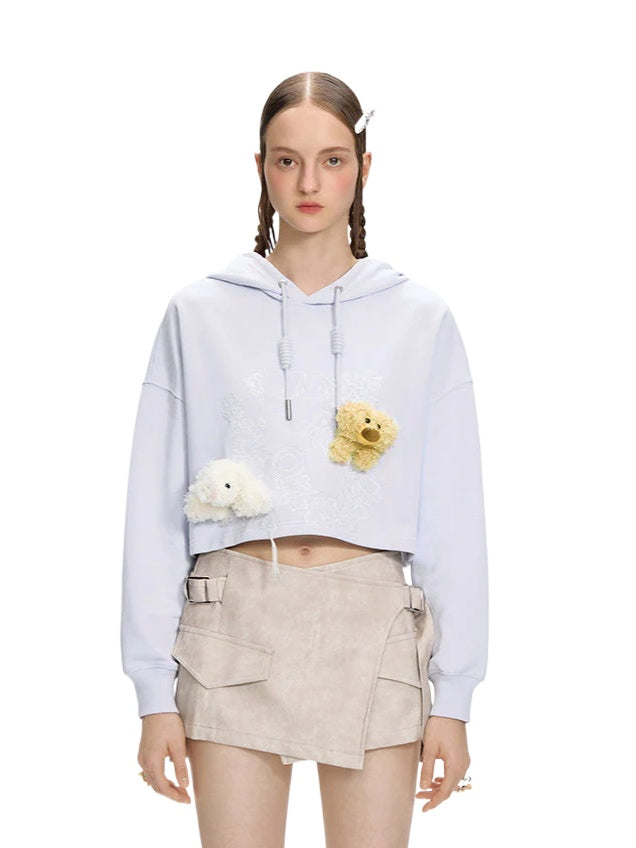 Embroidery Logo Pattern Hoodie