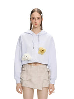 Embroidery Logo Pattern Hoodie