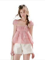 Lace Square Neck Top