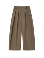 Double Pleated Wide Leg Pants