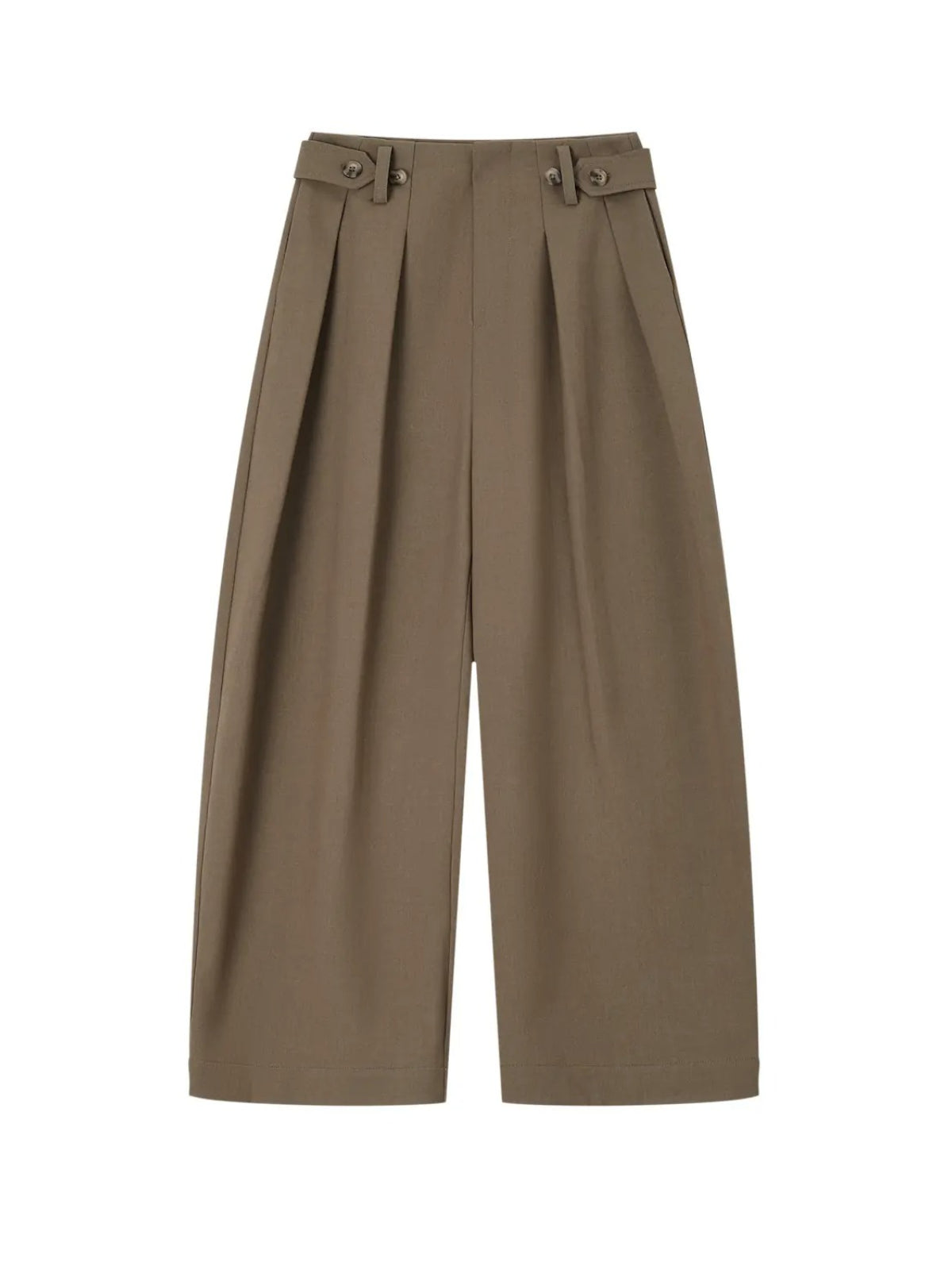 Double Pleated Wide Leg Pants
