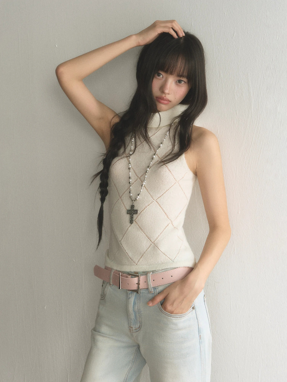 Diamond Knit Vest