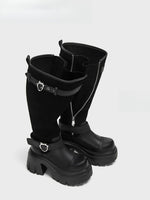Platform Riding Boots