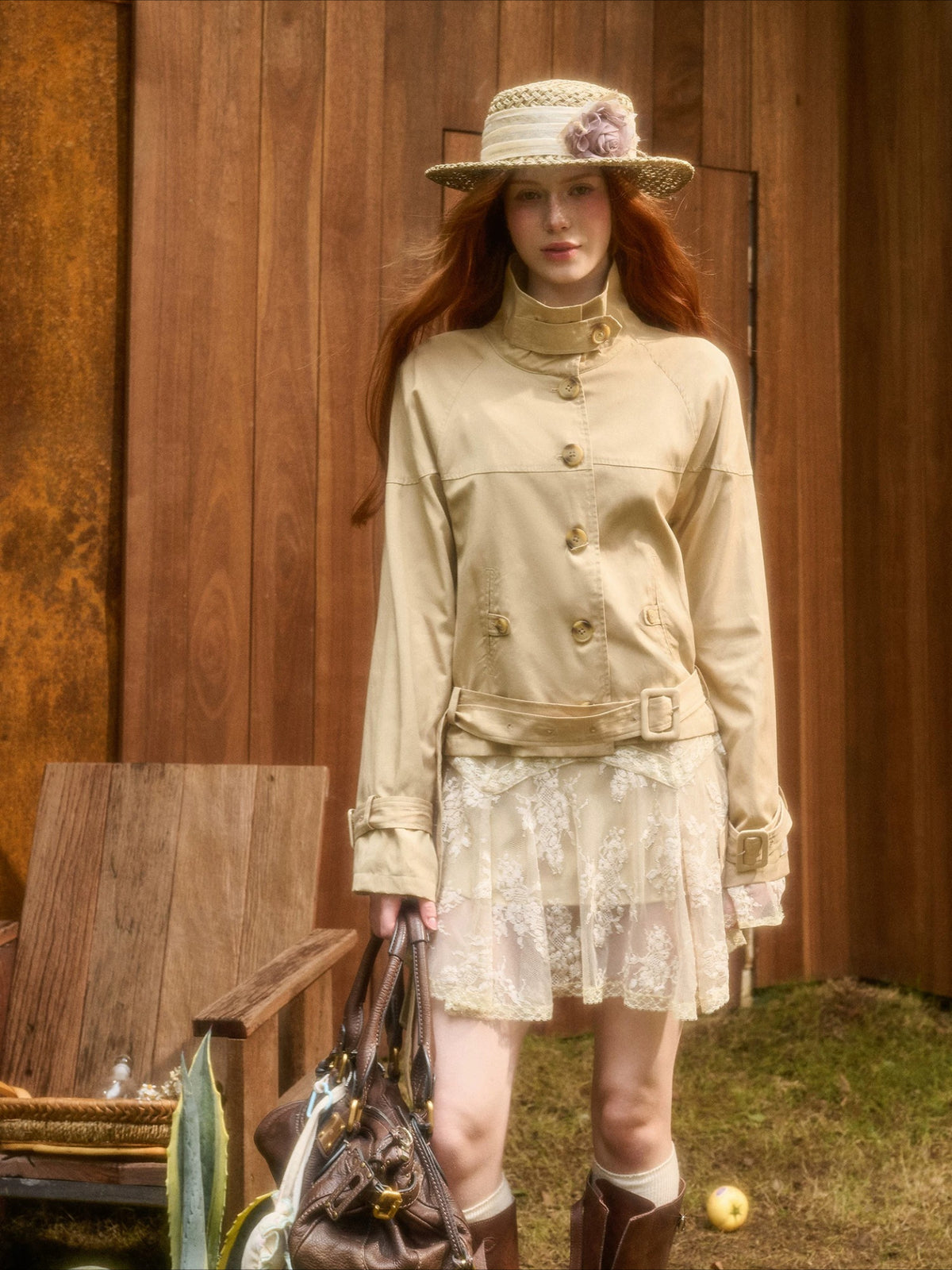 Relaxed Trench Jacket