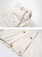 White Oversized White Down Jacket