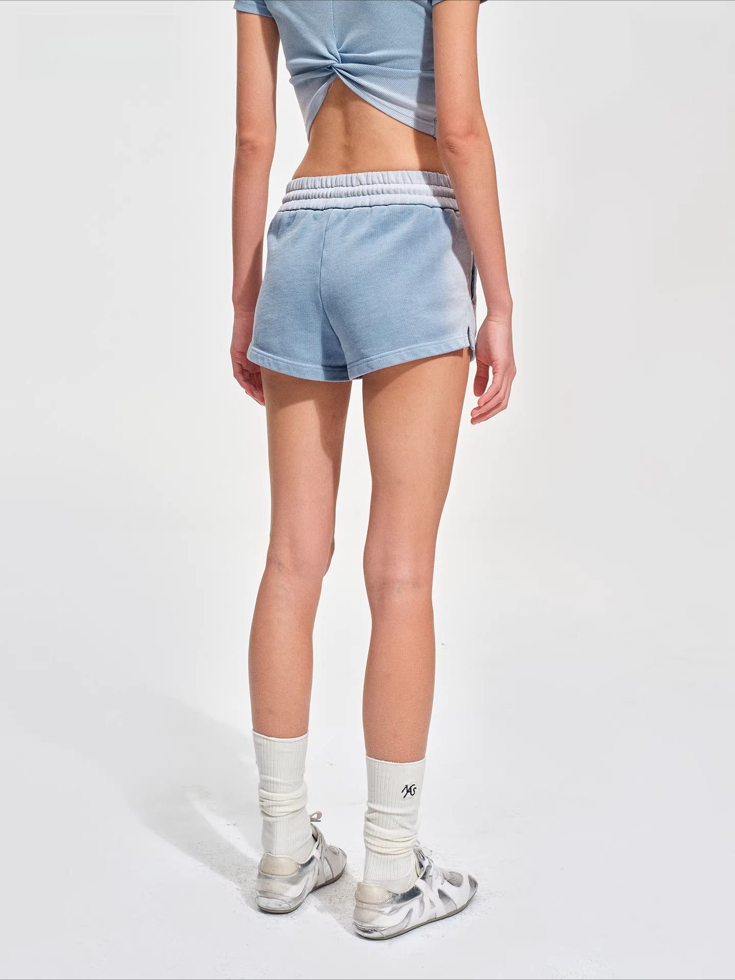 Equestrian Washed Cotton Shorts