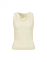Draped Knit Tank Top