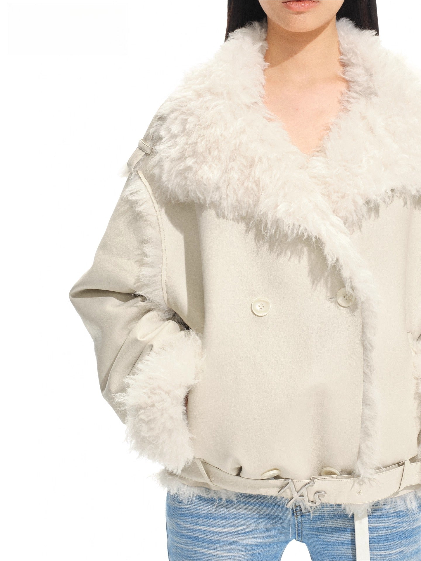 Will Faux Leather Shearling Jacket