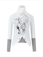 Punk Layered Knit Top