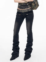 Y2K Low Rise Flare Jeans