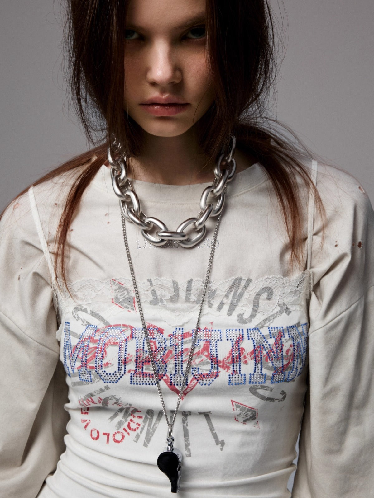 Vintage Rhinestone Washed T-shirt