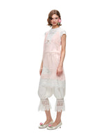 Lace Trim Cropped Pants