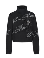 Bear Rhinestone Logo Sweater