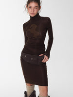 Crystal-Embellished Turtleneck