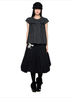Plaid Peter Pan Top