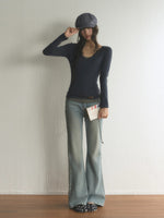 Contrast Layered Top