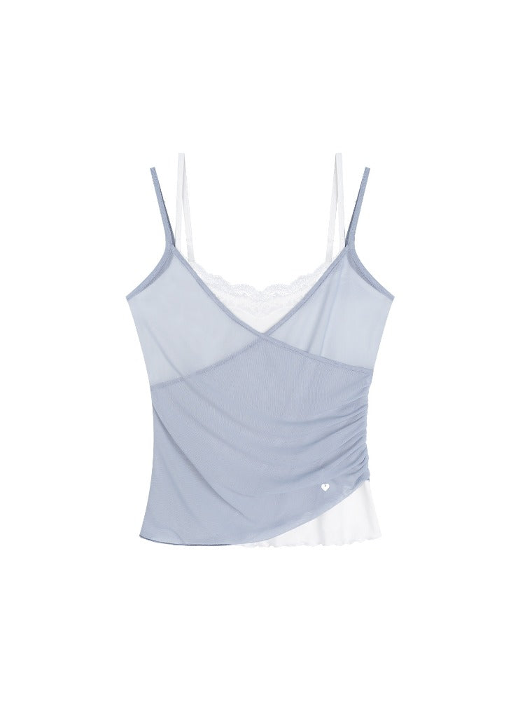 Lace Mesh Cami Top