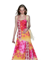 Summer Print Slit Maxi Dress