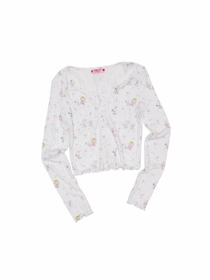 Snoopy Floral Pajama Set