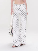 White Polka Dot Pants