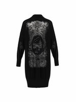 Burnout Sheer Long Cardigan